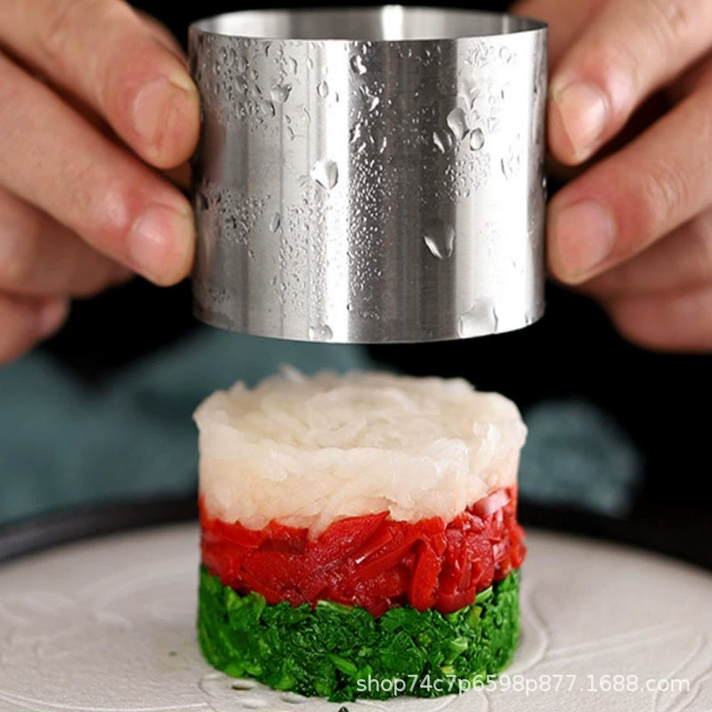 Mousse stainless steel, compact mold, set, 4 piece set, styling