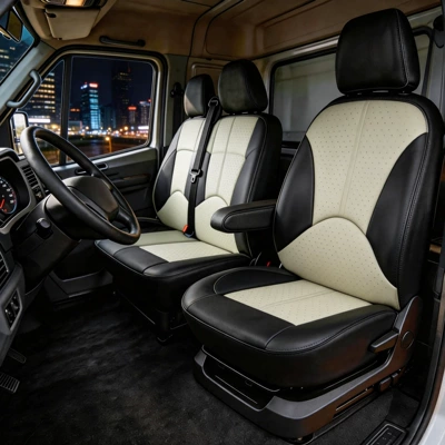 Front Row Three-Seater Tool Car, Universal seat cover