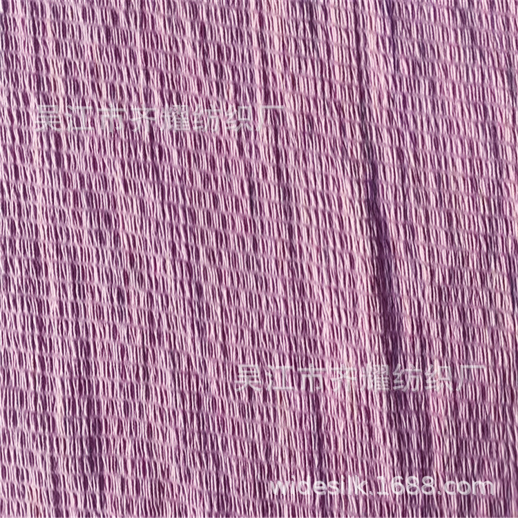 全涤阳离子竖条泡泡格T400T800弹力大方格面料