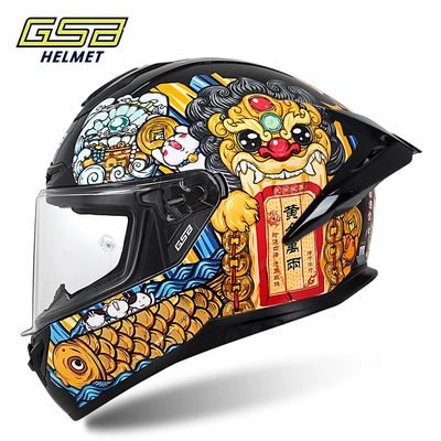 motorcycle full-cover helmet 361GT, Motosiklet dəbilqələri - s-daily-goldblack