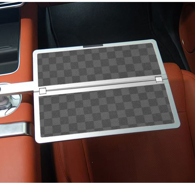Ideal for Use in Cars Like Weilai, Xiaopeng, and Xiaomi, Floating Small Table Tray, Dining Tray, Small Round Table, Tea Tray, Office Computer Desk