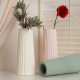 Yu Meiren DIY Crystal epoxy large striped vase cement plaster candle column flower decoration silicone mold