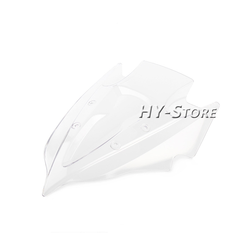 Suitable for Kawasaki Z250 Z300 13-17 Years Old Windshield Windshield Modified and Heightened Windshield Deflector Windshield