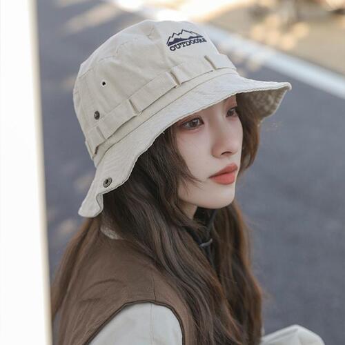 Forest outdoor workwear fisherman hat men Japanese retro camping hat hiking hat basin hat sun protection hat women