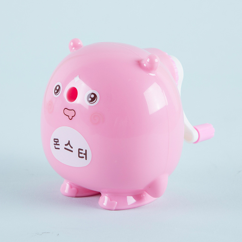 Youxiang Sacapuntas de acero de aleación cuchillo núcleo sacapuntas Sacapuntas de lápiz de manivela para niños Sacapuntas de lápiz de dibujos animados de papelería de Estudiante