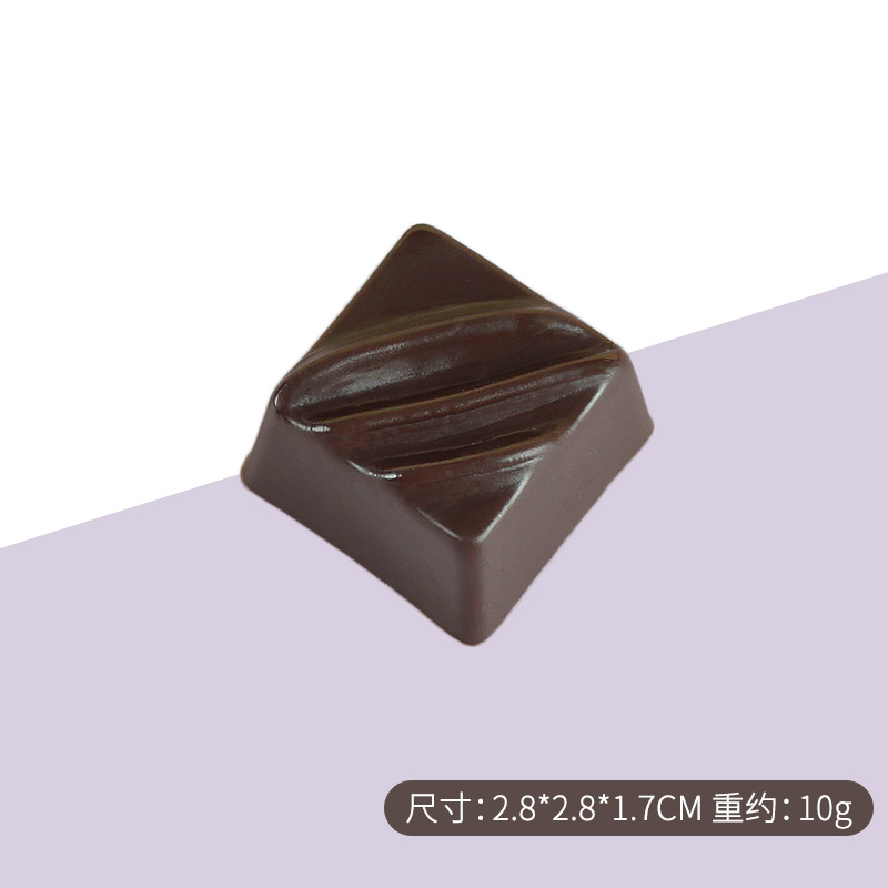 2022 nuevo PVC simulación chocolate apoyos modelo Dollhouse postre modelo ventana pantalla apoyos