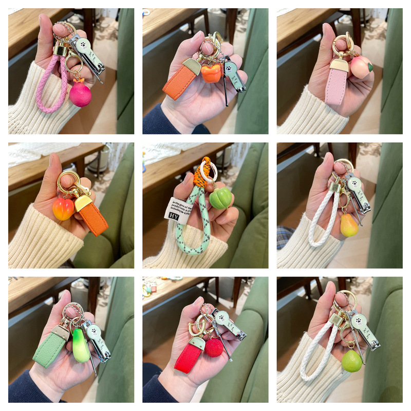 Simulated Fruit Shop Opening Gift Bag Car Pendant Key Chain Pendant Creative Couple Cute Key Chain Pendant Simulated Fruit Shop Opening Gift Bag Car Pendant Key Chain Pendant Creative Couple Cute Key Chain Pendant