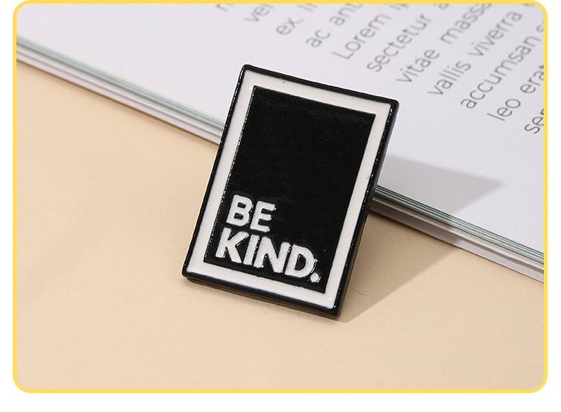 Brooches Classification Casual Simple Style Pin Letter Alloy Enamel Unisex Brooches