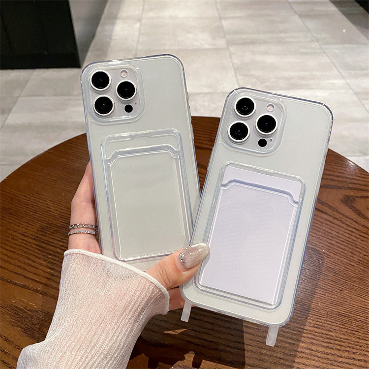 Creative Card Case for Apple 16PRO Drop-resistant Transparent Card Case iphone13 Simple Soft Protective Case Creative Card Case for Apple 16PRO Drop-resistant Transparent Card Case iphone13 Simple Soft Protective Case