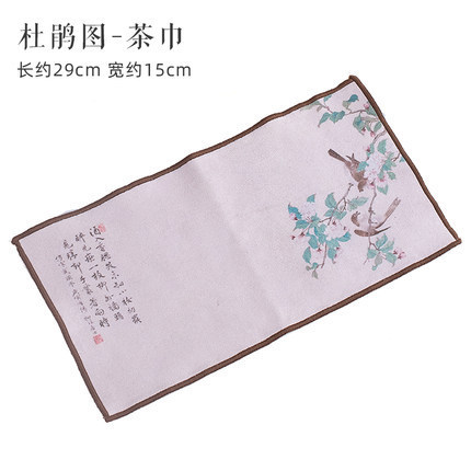 Zen chino toalla de té de gamuza paño de té absorbente toalla olla Kung Fu juego de té accesorios mesa de té Toalla de trapo té