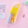 Yellow storage box
