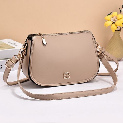 Ladies Handbags  New Fashion Simple Elegant Top Handle Crossbody Bag Korean Style Trendy Retro Underarm Bag Shoulder Bag