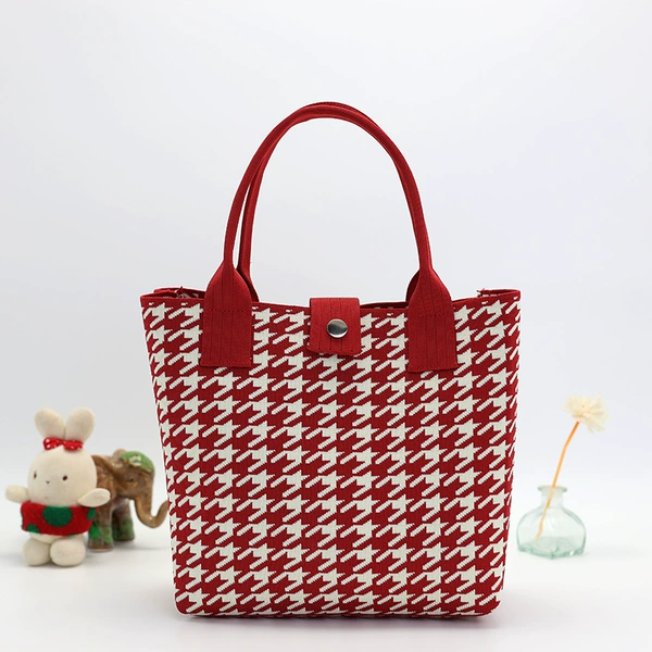 Houndstooth-red