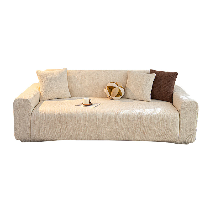 cubierta de sofá todo incluido cuatro estaciones antideslizante universal anti-gato agarrar elástico integrado recto sofá cojín cubierta protectora