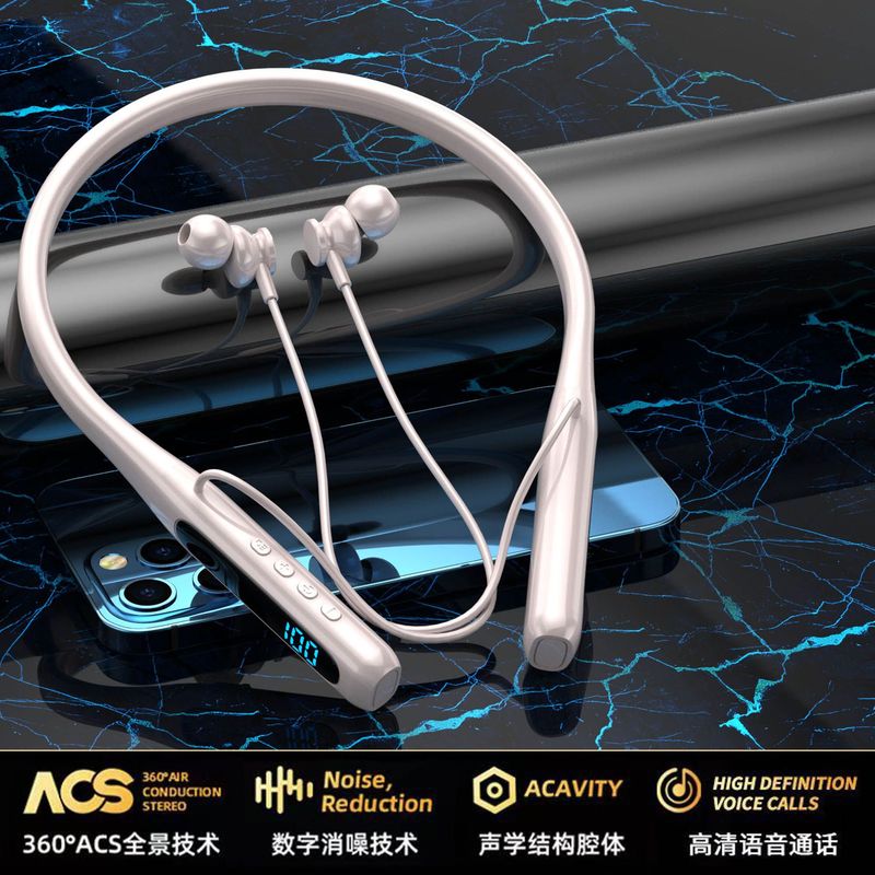 新型無線bluetooth首式イヤホン長待機カード運動高音質ノイズ除去携帯電話卸売り適用|undefined