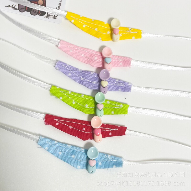 5cm Cotton Doll Saliva Towel Spoon Polka Dot Baby Clothes Bib Cute Little Nose Mini Baby Clothes Bib