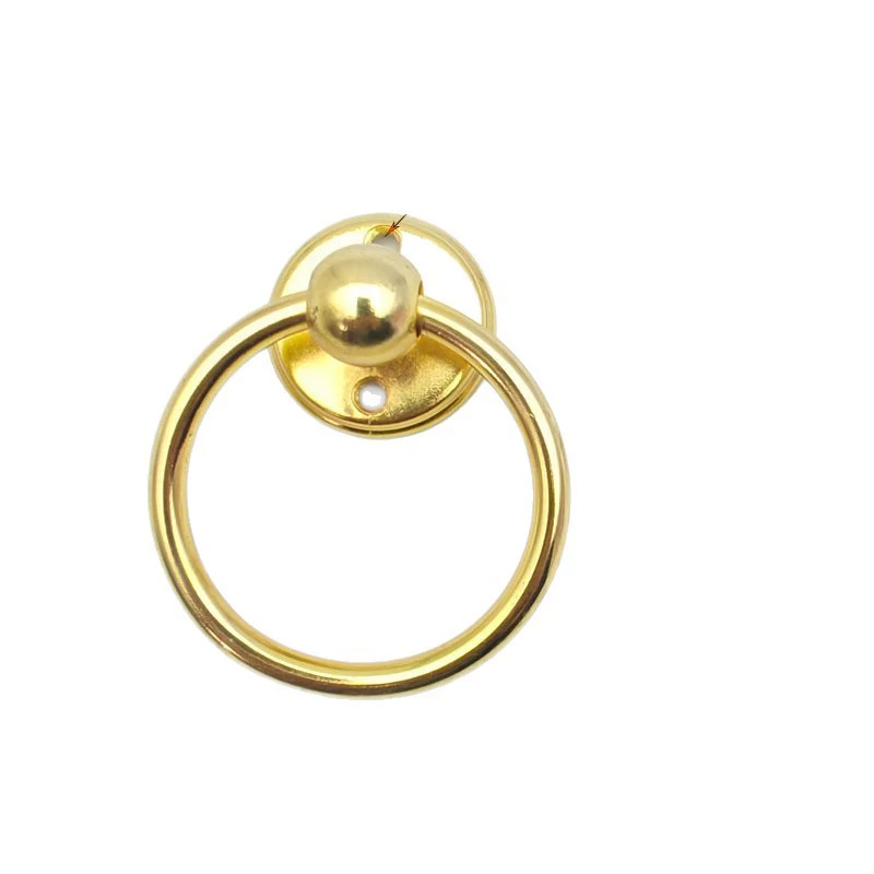Factory direct sales zinc alloy ring handle furniture door cabinet drawer decorative handle iron pull ring hanging ring handle handle