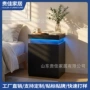 多层客厅带灯板式床头柜