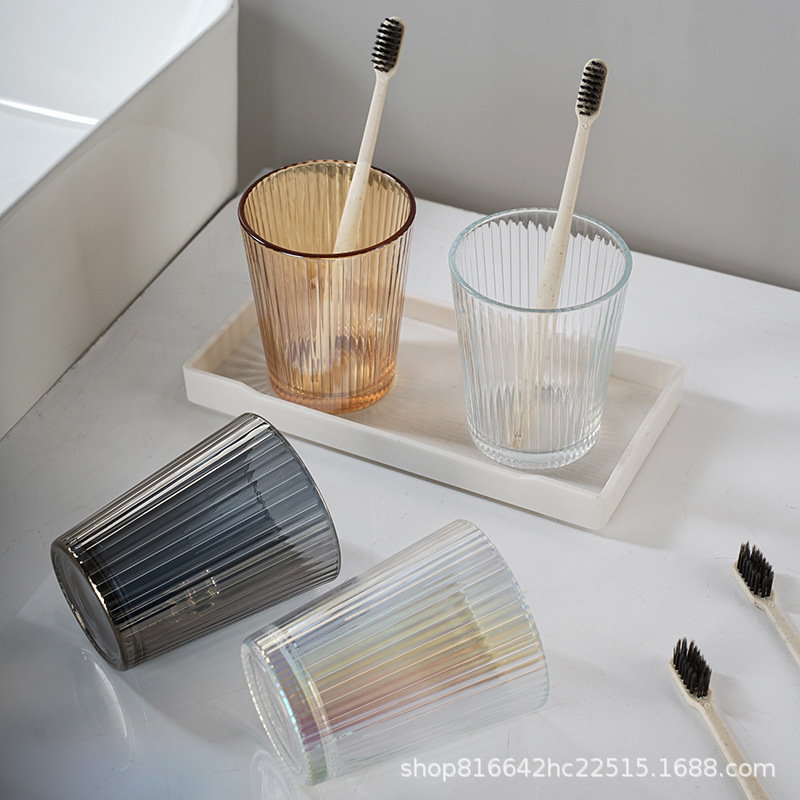 Taza de enjuague bucal para habitaciones de hotel Taza de cepillo simple Taza de lavado Hotel B & B Taza de vidrio especial Taza de té