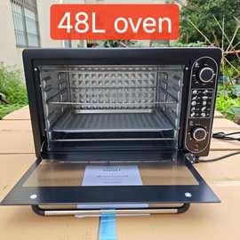 48L oven多功能跨境电烤箱家用大容量可预约定时烘焙