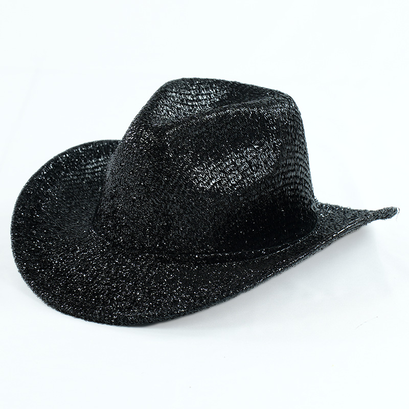 Europa y los Estados Unidos multicolor sombrero de vaquero occidental extranjero espectáculo de escenario cool festival de sombrero de jazz