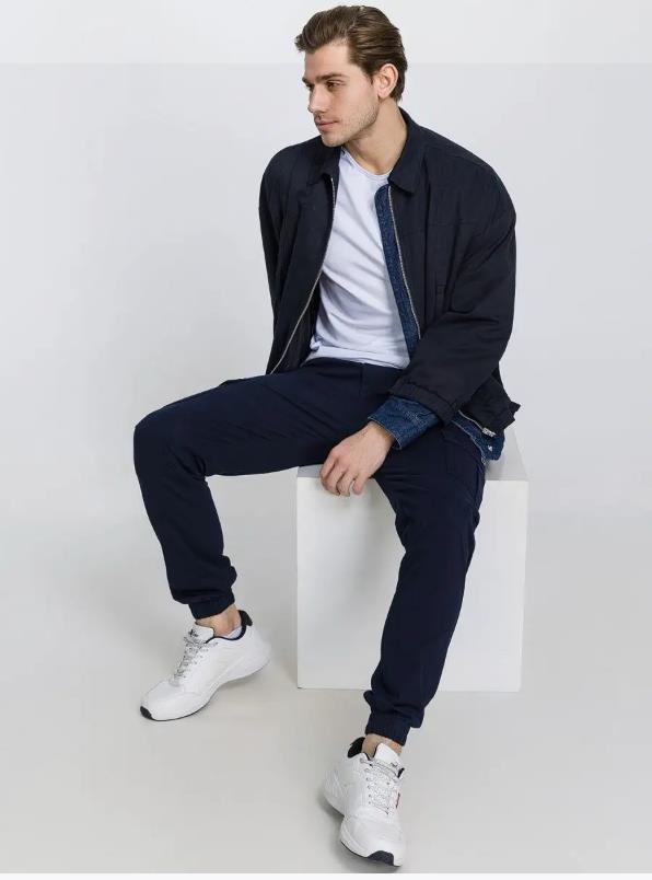 ​​Men’s Russian-Style Jogger Pants – Slim Fit Sportswear Elastic Cuffs, Comfortable Polyester Casual Long Pants For Active Lifestyles​​_viptrois.com