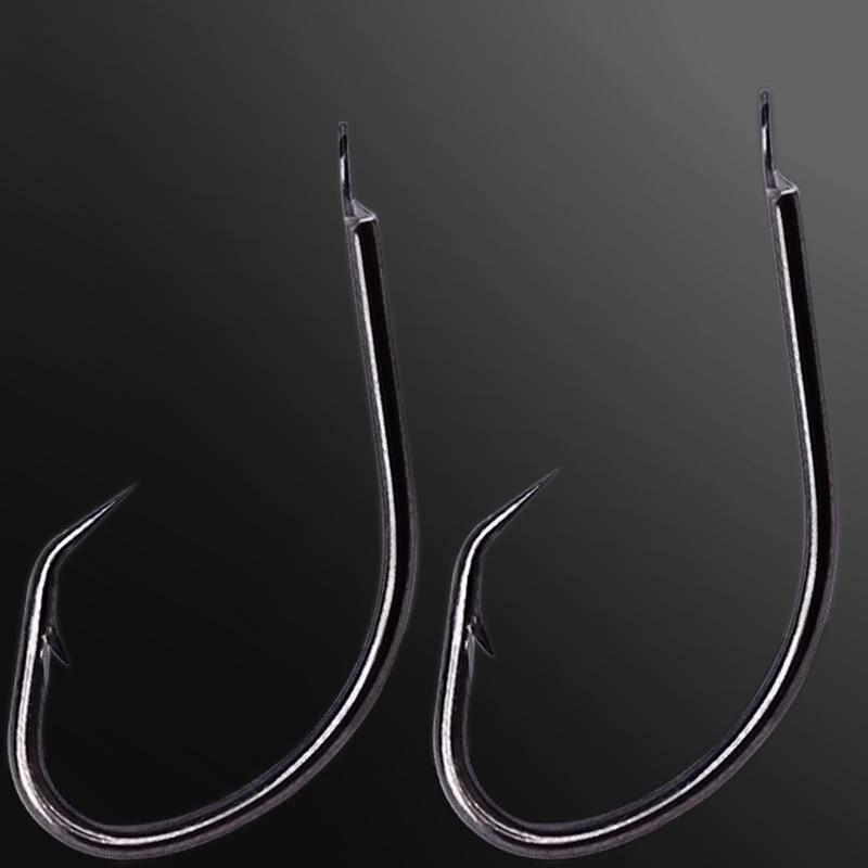 Turtle hook bulk mouthbone stabbing back hook hook hook king bastard high carbon flat handle fish hook hook hook hook