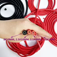 5mm 8mm 10mm двухцветная натуральная латексная трубка с высокой упругой натяная трубка супер-пуля фитнес эластичная трубка