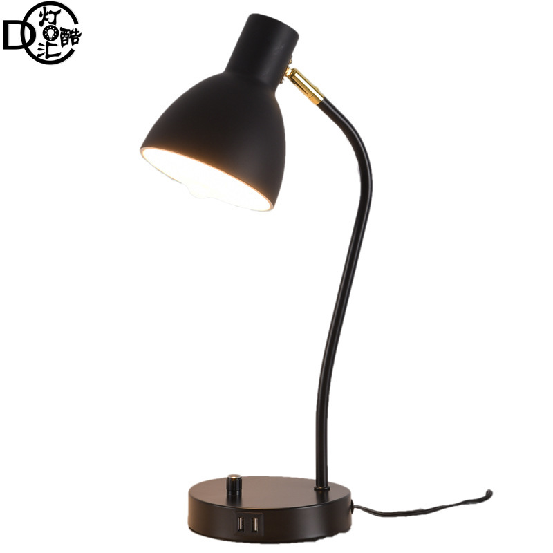 Cross-border Amazon USB charging dimming table lamp study bedside bedroom desk lamp New