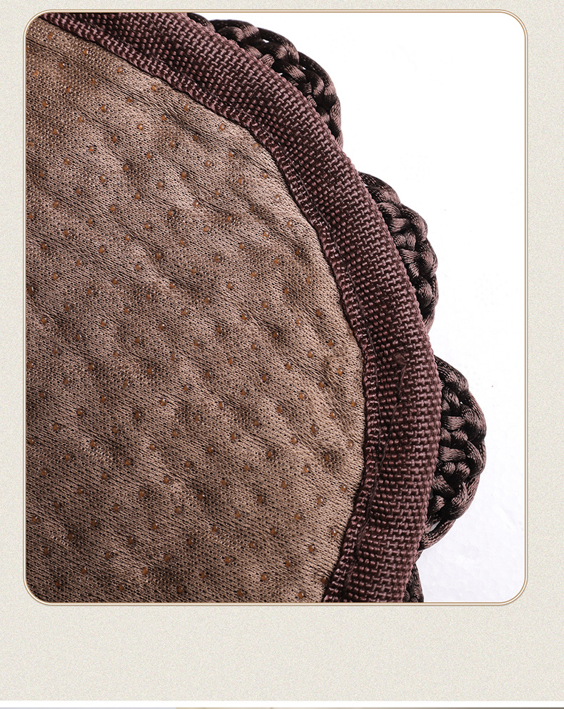 Car Seat Cushion Summer Mat Bodhi Breathable Cool Mat Ventilated Wooden Beads Three-piece Single-piece Small Man Waist Car Seat Cushion