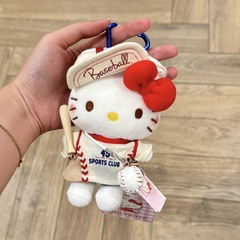 正版网球凯蒂猫包包挂件hellokitty钥匙扣毛绒玩偶可爱公仔送礼物