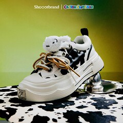 SHOOT BRANDx 蜡笔小新联名款 重奏帆布鞋 厚底增高透气情侣板鞋