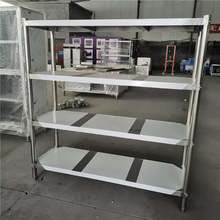 厂家定制201不锈钢货架仓库四层置物架加厚304不锈钢仓储五层货架