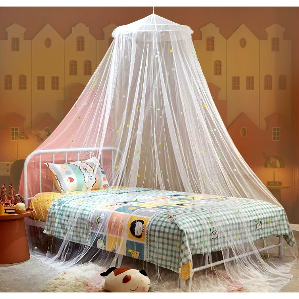 Новая противомоскитная сетка ночь флуоресцентная купольная москитная сетка