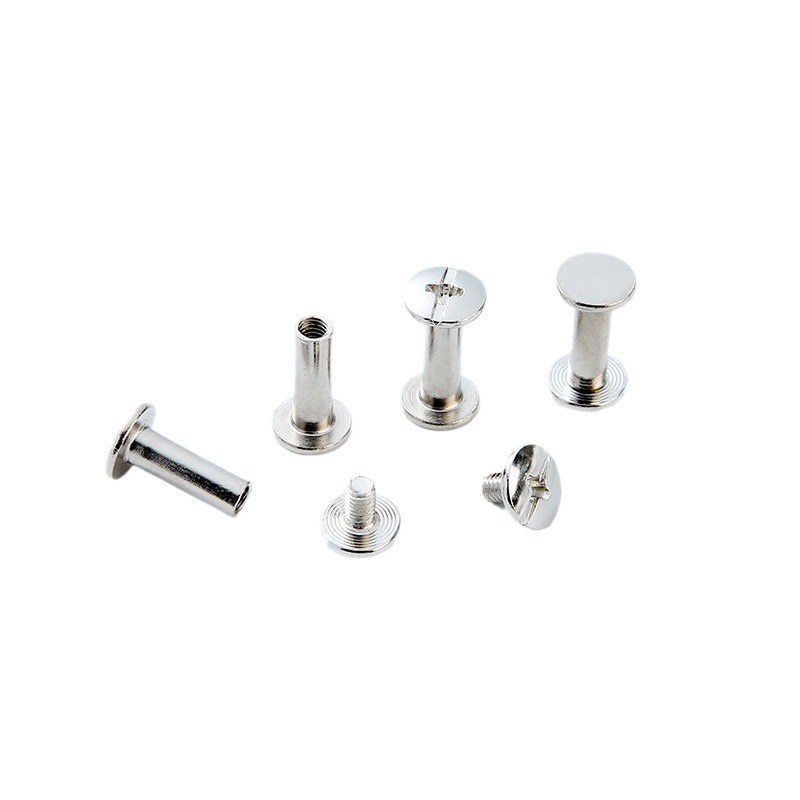 Carbon steel nickel-plated flat head cross nail 4-m3 mother rivet…