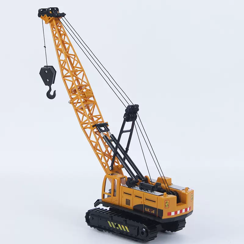 工厂批发惯性工程车模型塔式缆索挖掘机吊车起重机儿童玩具玩具车