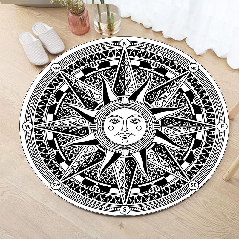 Cartoon children's non-slip wear-resistant carpet for living room for home use, American style, water absorbent 2