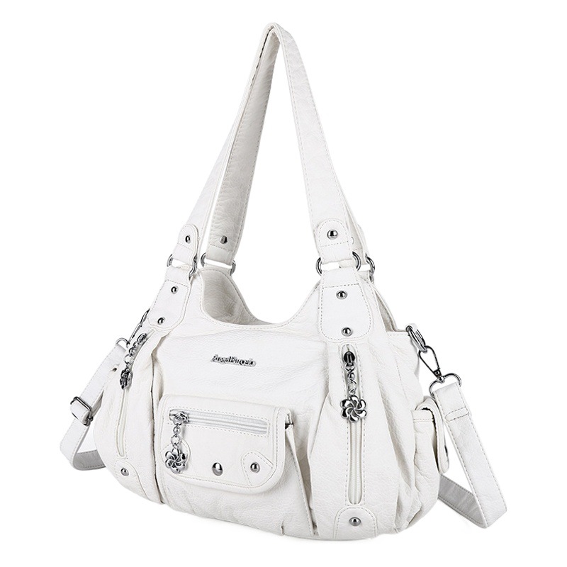 Amazon nuevo multi-funcional bolso de las mujeres multi-color tie-dyed pu casual hombro bolsa de mensajero al por mayor