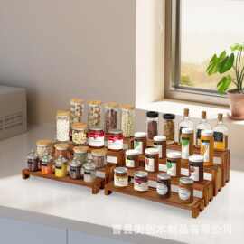 木制简约置物架甜品展示架家用先训化妆品收纳架手办储物架