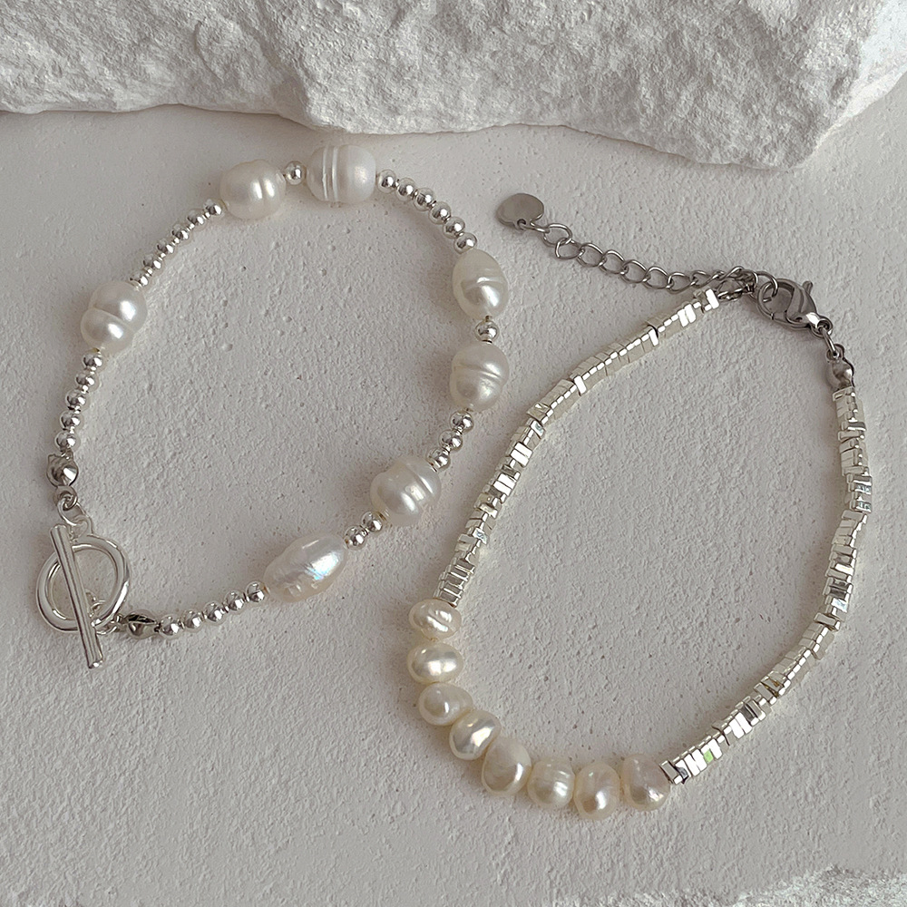 Baroque Style Geometric Pearl Bracelets 1 Piece