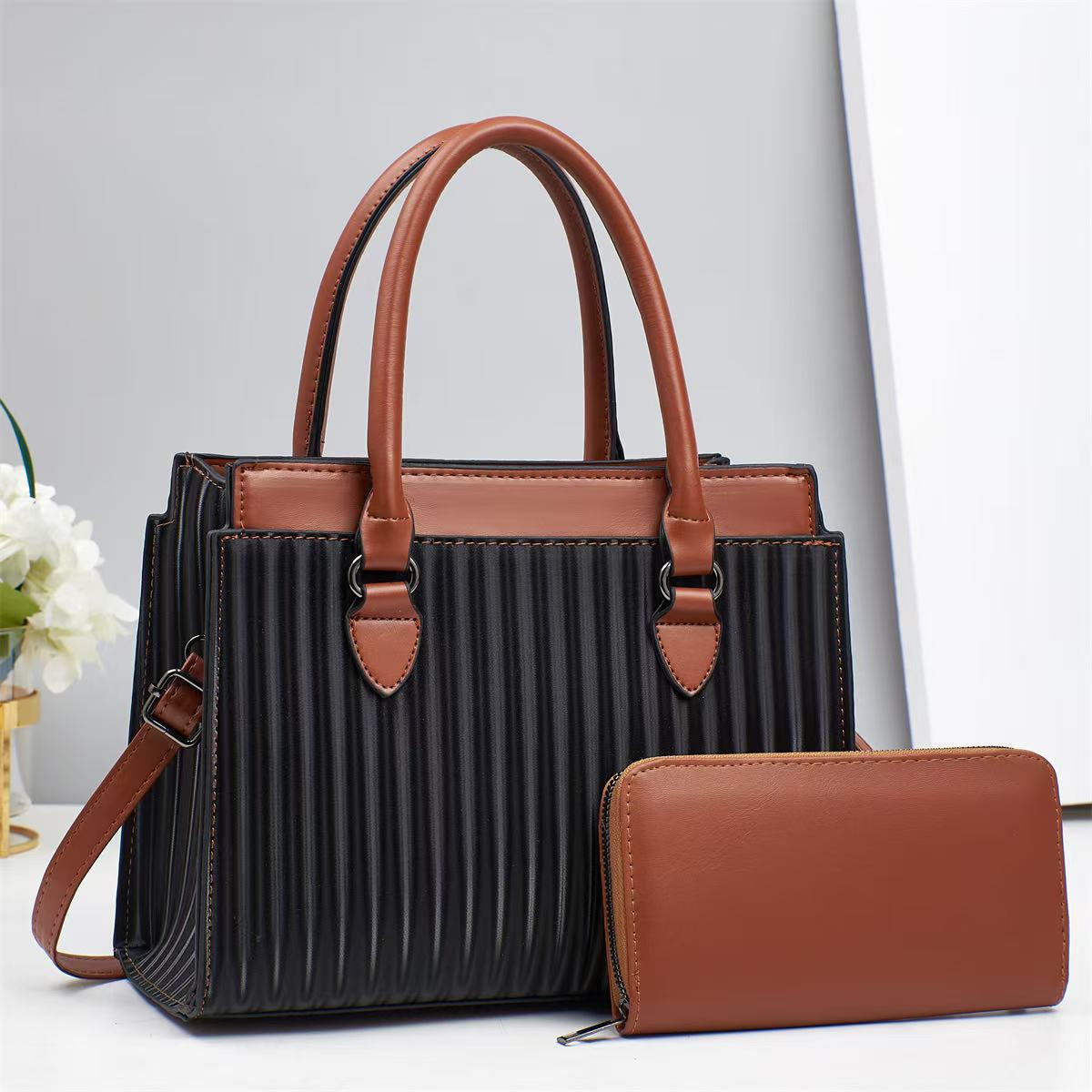 Temperamento nuevo bolso coreano 2025, bolso de hombro hermoso, bolso de mujer, bolso de mujer, bolso grande, mujer