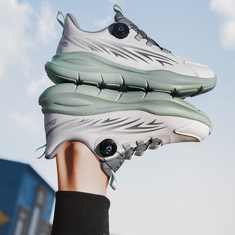 Men's 2025 New Autumn Breathable Slip-On Shock-Absorbing Lightweight Running Shoes With Rotating Buckle M_vogvips.com