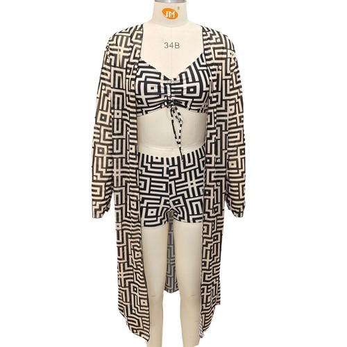 Three-Piece Swimwear European and American Independent Station Swimwear Swimwear Pool