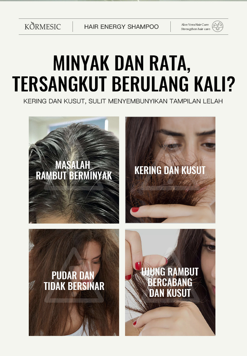 KORMESIC Hair Energy Bottle Shampoo 200ml_voghion.com