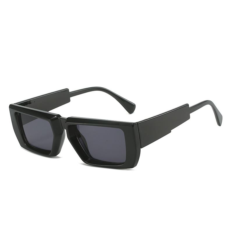 Saibo punk estilo cuadrado gafas de sol internet celebridad hombres y mujeres hipster disco hip hop europeo y americano chica caliente cara redonda gafas de sol