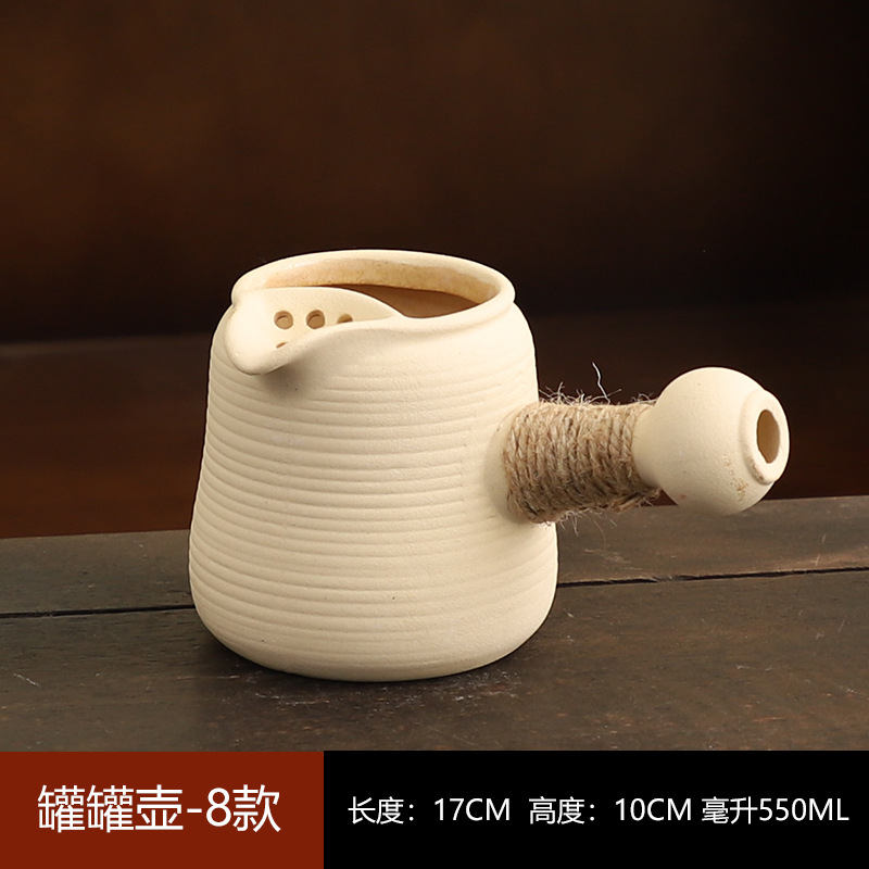 Juego de Tetera y Estufa para Té de Cerámica para Hogar y Exteriores