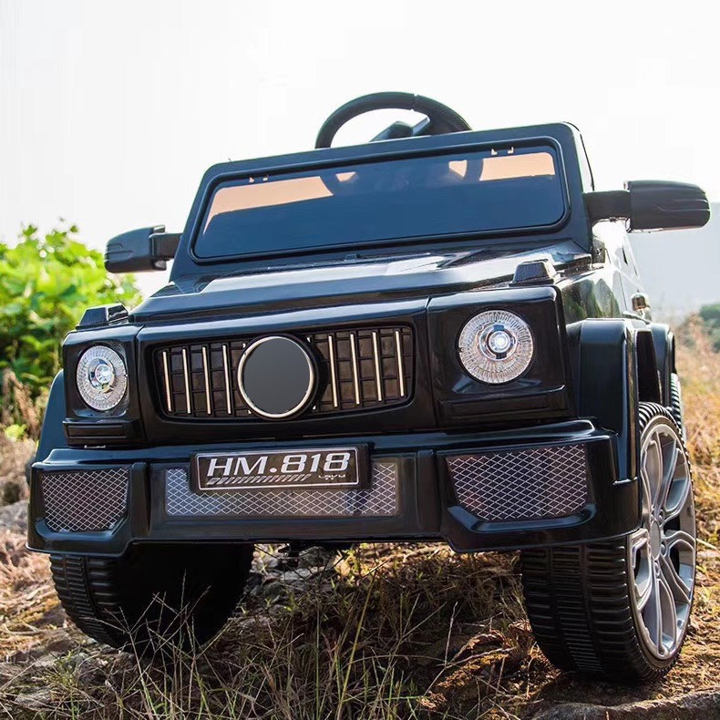 Coche eléctrico para niños portátil bebé auto-conducción coche de juguete Vehículo todoterreno de cuatro ruedas para niños cochecito recargable doble unidad