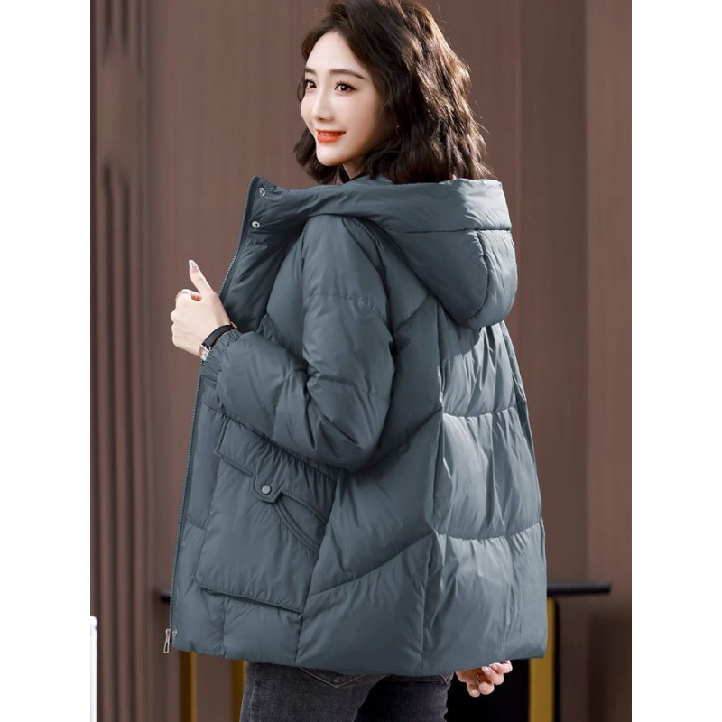 Cotton jacket for women 2025 autumn and winter new mid-length light and large size loose and fashionable mother winter jacket