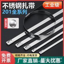 201不锈钢标牌扎带4.6系列不锈钢扎带钢带耐高温捆绑带电工理线带
