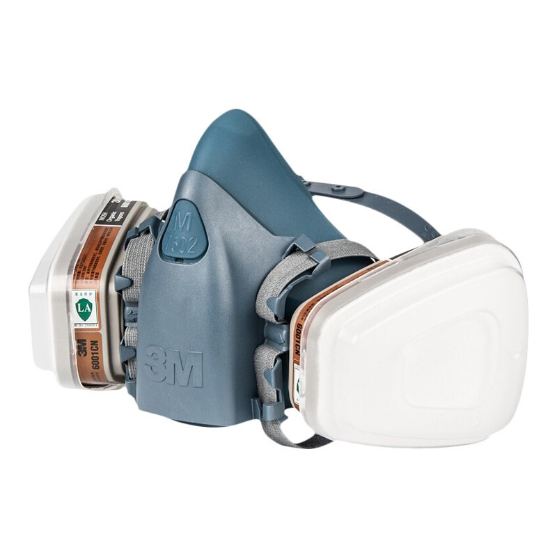 3M máscara protectora 7502 traje 6001 carbón activado Filtro de polvo al por mayor pintura en aerosol formaldehído máscara de gas